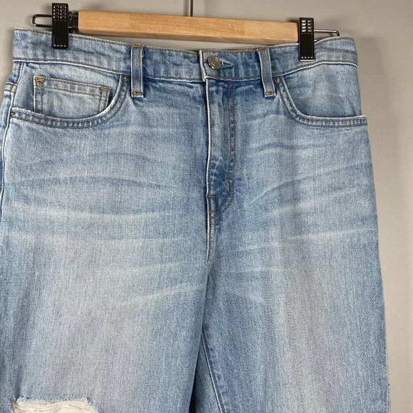 IRO Genn Blue Distressed Silver Detailing Chain Jeans Womens Size 27 ($325) - Picture 10 of 16